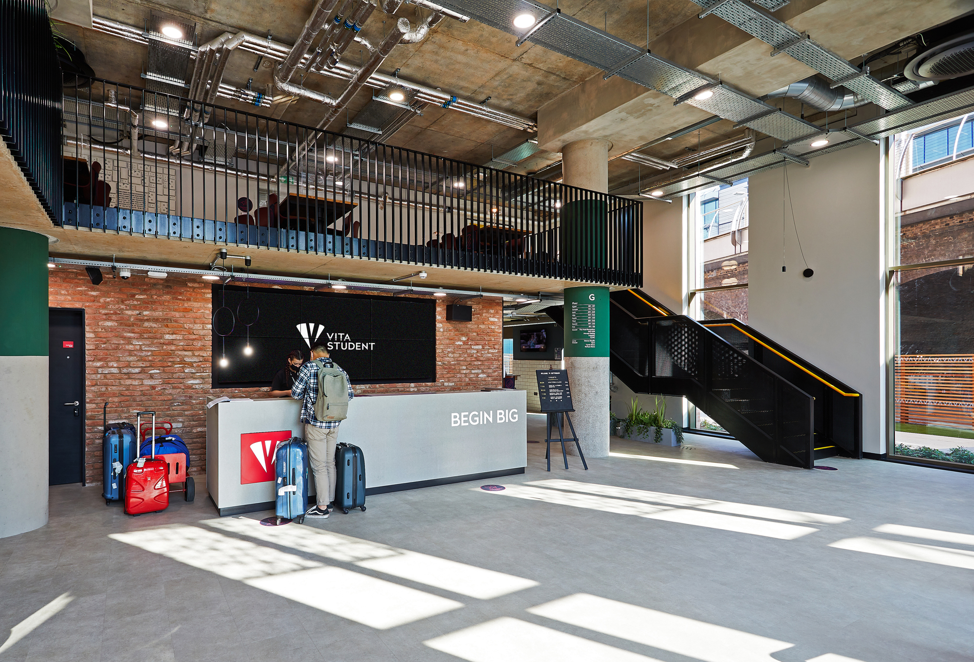 Vita Student's Nottingham student accommodation reception area.