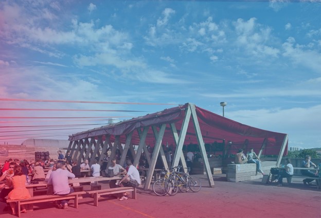 Frank's Cafe Outdoor Rooftop Bar In Peckham