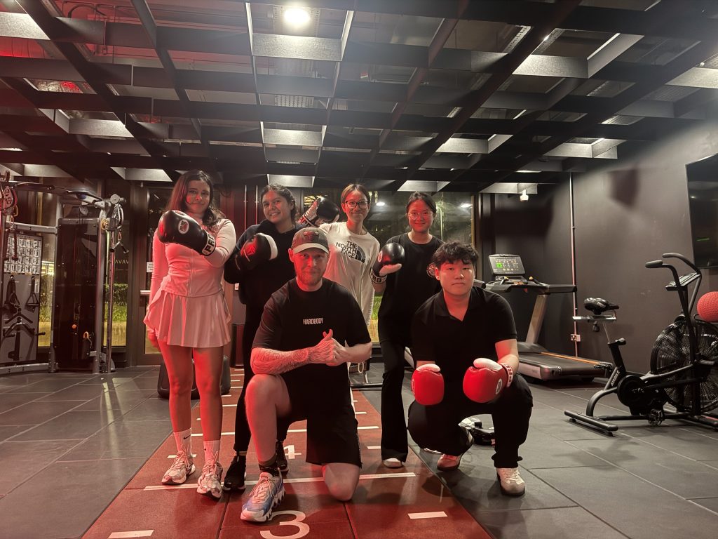 Group personal training session at Vita Student